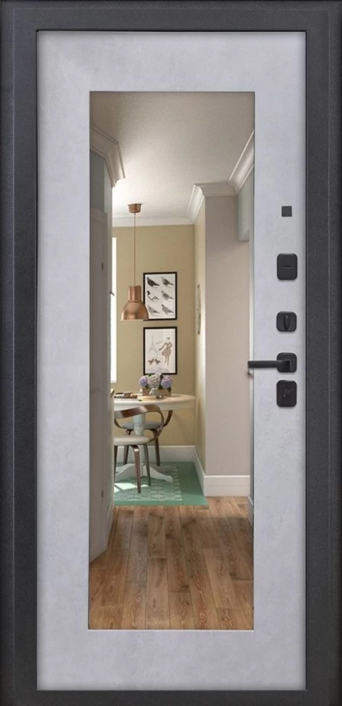 Входная дверь ДвериПРО Авеста ФЛЗ-603 Бетон снежный DPRO195646 внутренняя сторона