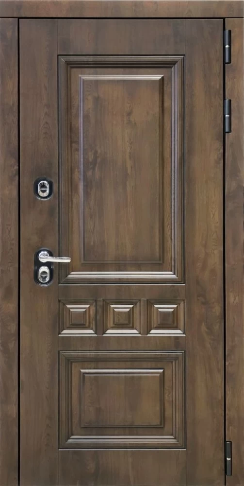 Входная дверь ДвериПРО Аура Фараон-2 (16мм, светлый мореный дуб) DPRO196036 внешняя сторона