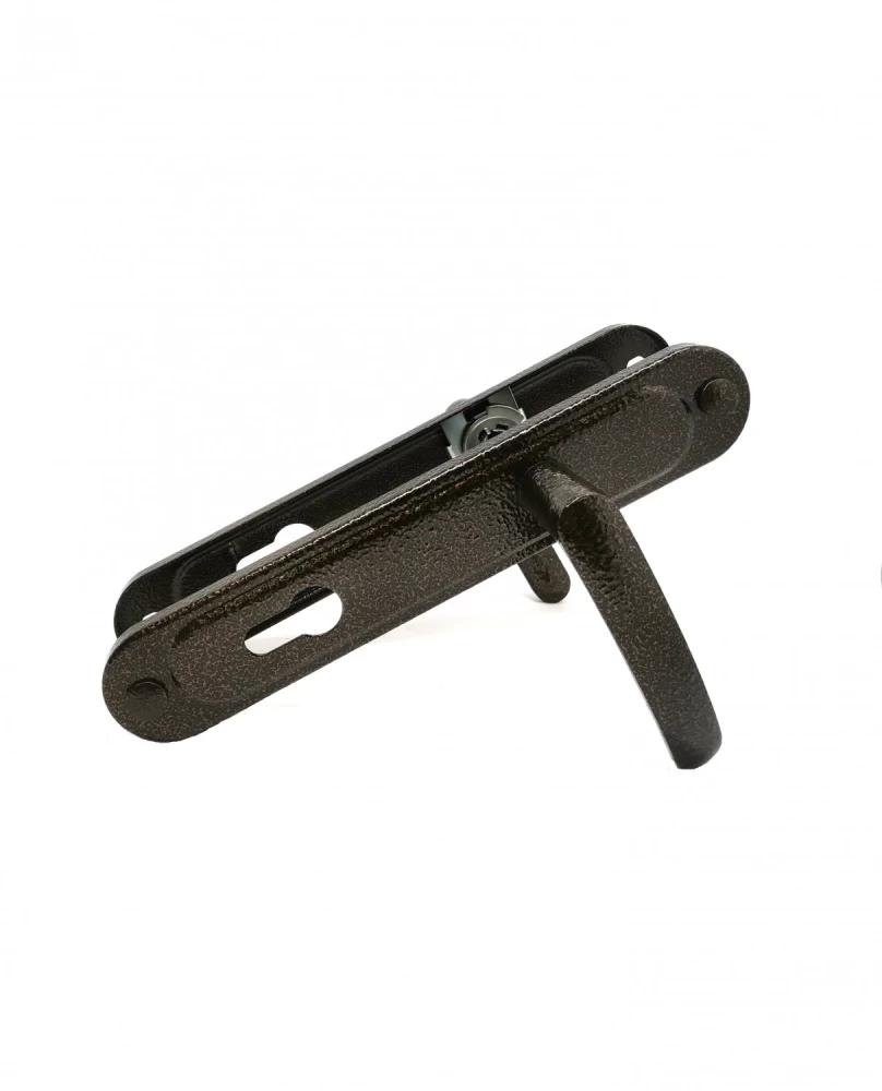 Фото Ручка дверная на планке РФ1-85.02 (85 мм) медь