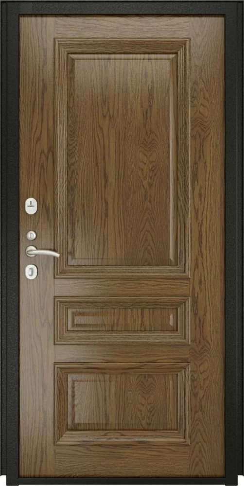 Входная дверь ДвериПРО Модель L-46 Фараон-2 (16мм, светлый мореный дуб) DPRO197045 внутренняя сторона